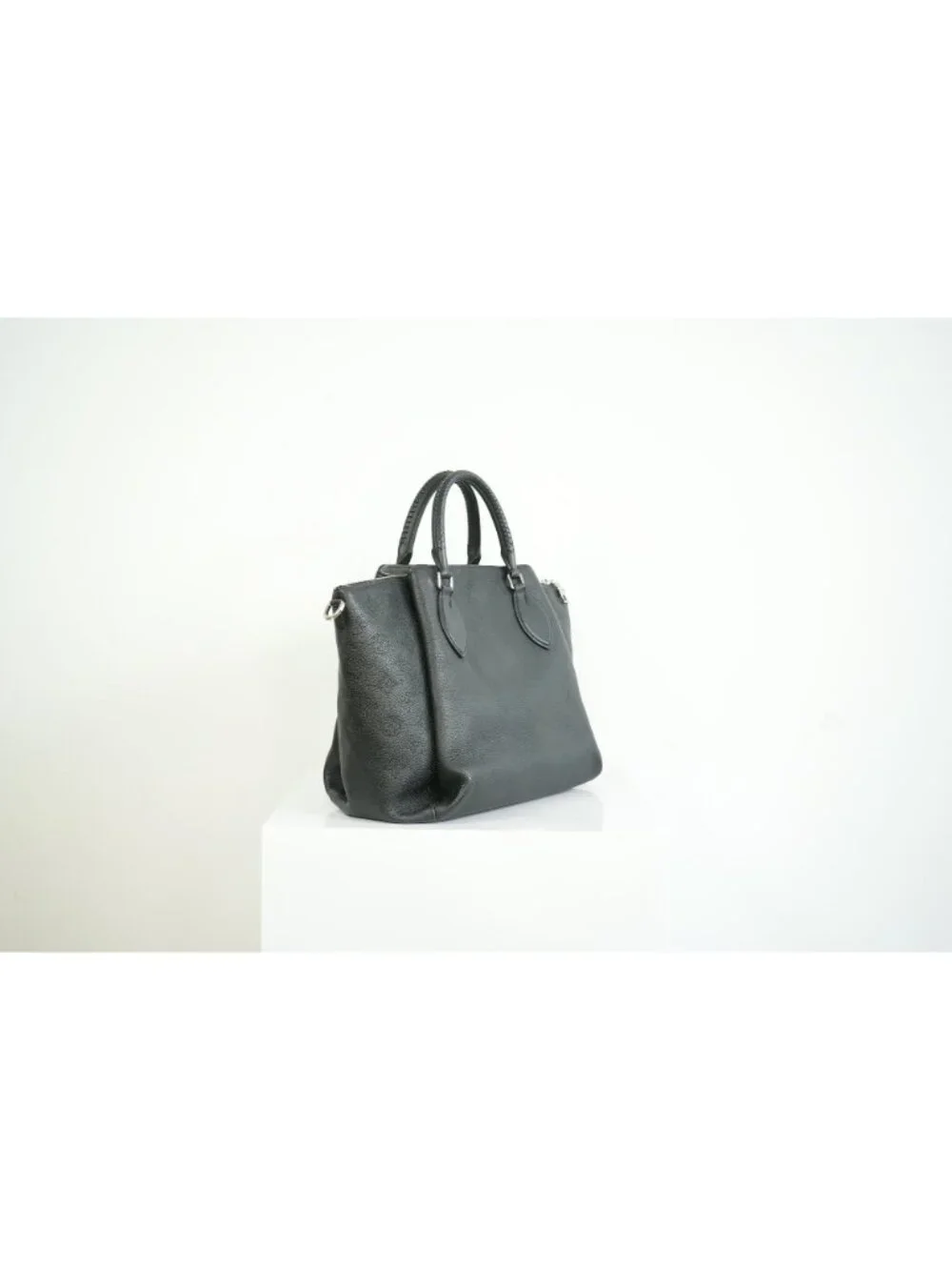 Louis Vuitton Black Monogram Mahina Haumea Perforated Calfskin Leather